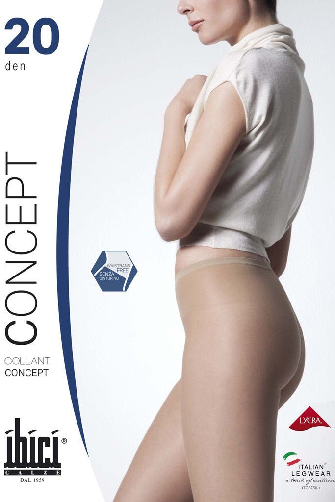 Concept 20 Hipster Pantyhose offers sheer comfort and a waistband-free design for effortless everyday wear.