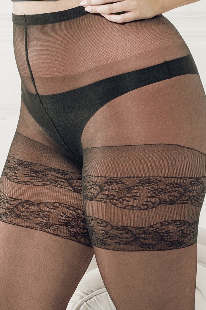Margherita 20 Den Plus Size Pantyhose - Spike Angel