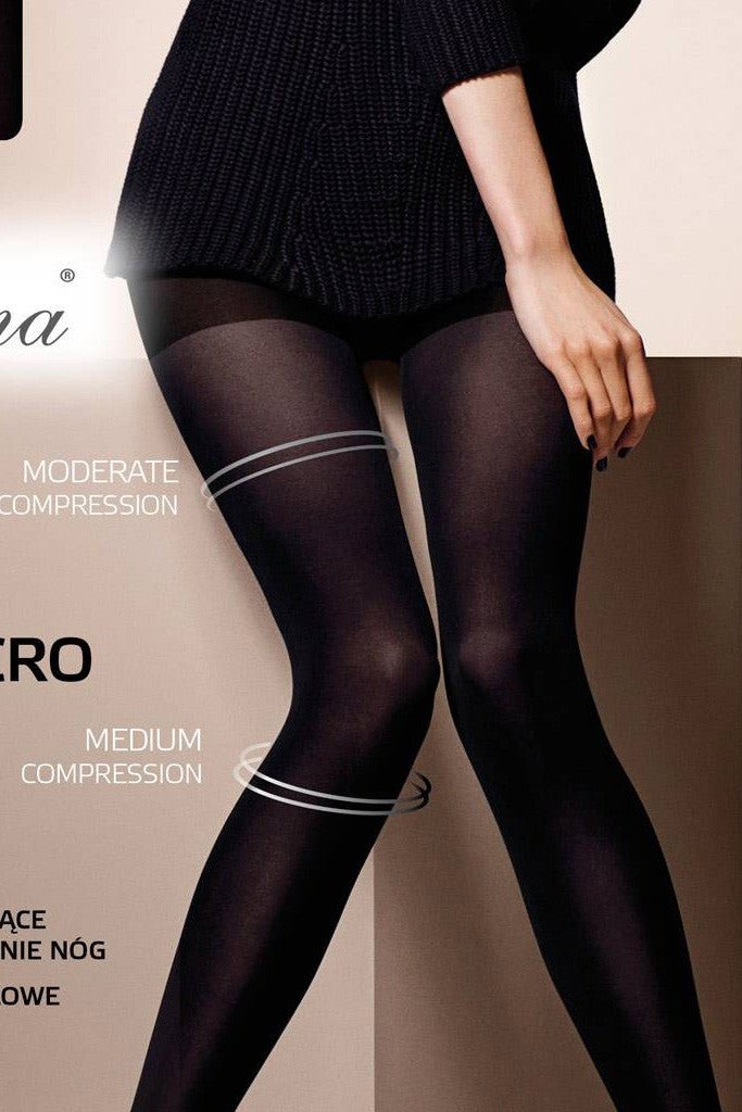 Veneziana Relax Micro 100 Opaque Support Tights offer stylish comfort and support for any occasion.