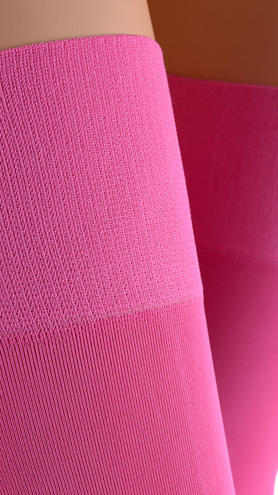 Vibrant pink Caballero OTK Stockings for a trendy and versatile style, perfect for any chic outfit.
