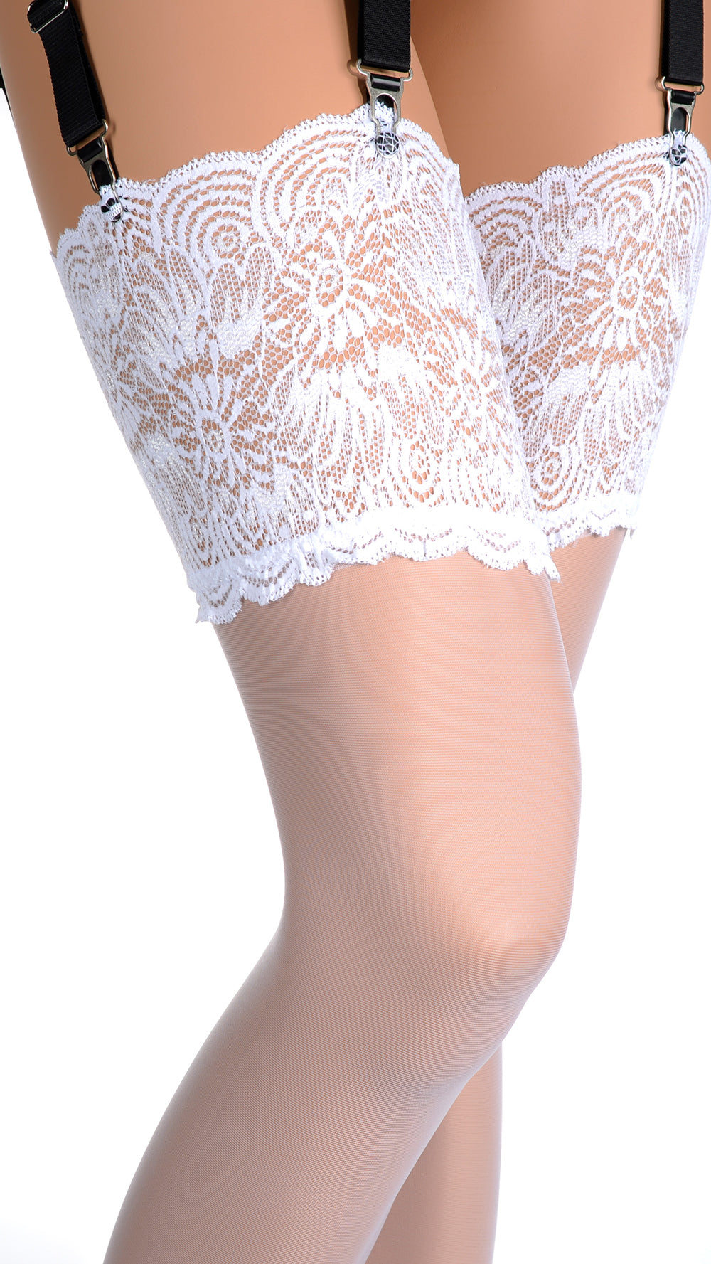 Elevate your style with Eleonora 30 Den Lace Top Stockings for Elegant Allure, perfect for any intimate occasion.