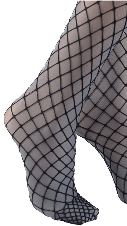 Eudoro Fishnet Over The Knee Tights add chic flair to any outfit, perfect for bold fashion statements.