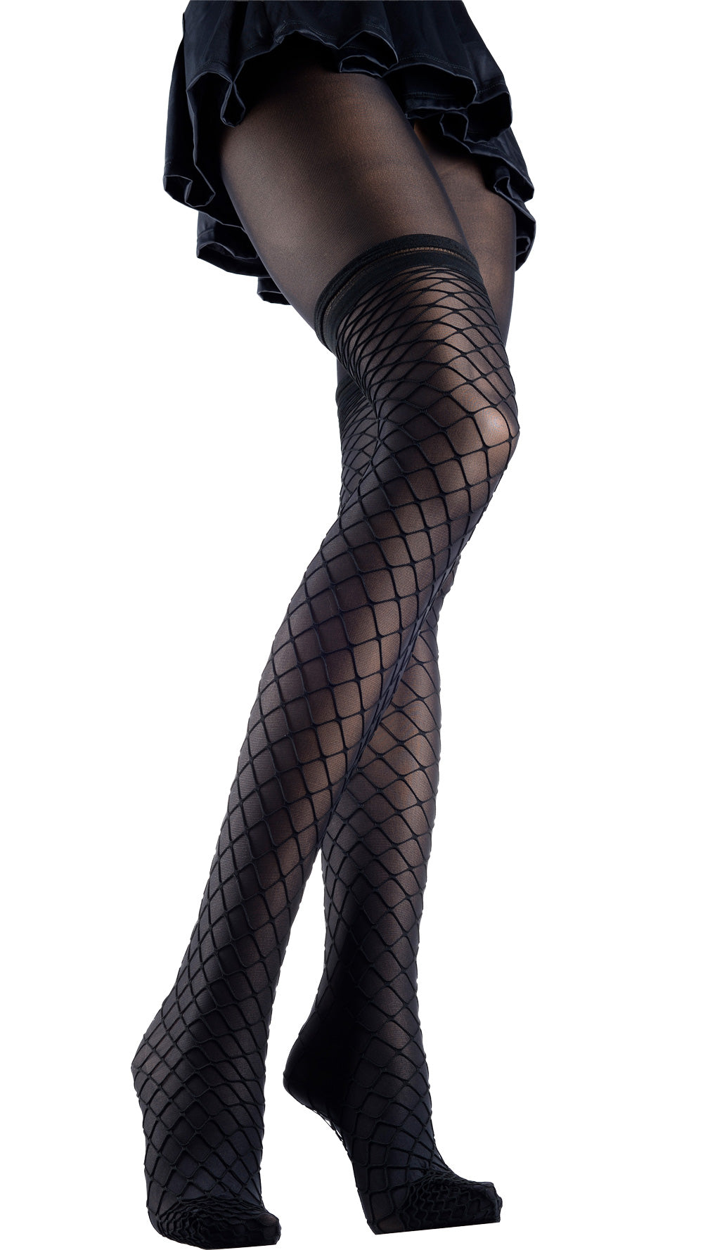 Stylish Eudoro Fishnet Over The Knee Tights elevate your look for any chic occasion. Perfect for daring ensembles!