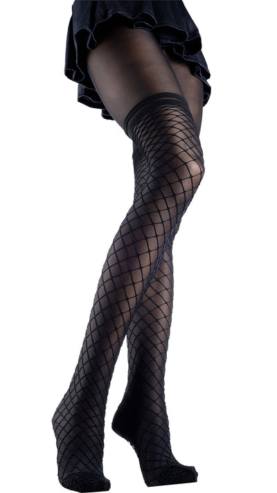 Stylish Eudoro Fishnet Over The Knee Tights elevate your look for any chic occasion. Perfect for daring ensembles!