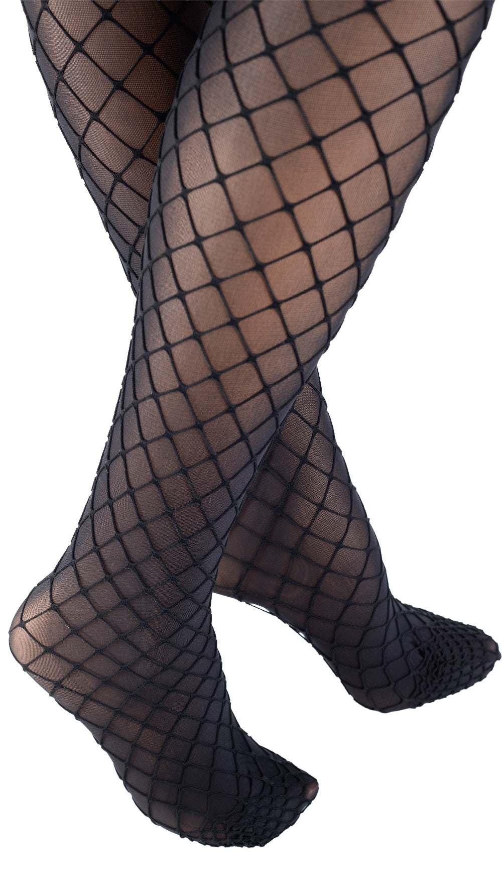 Stylish Eudoro Fishnet Over The Knee Tights offer a chic look for any daring ensemble. Perfect for standout fashion!