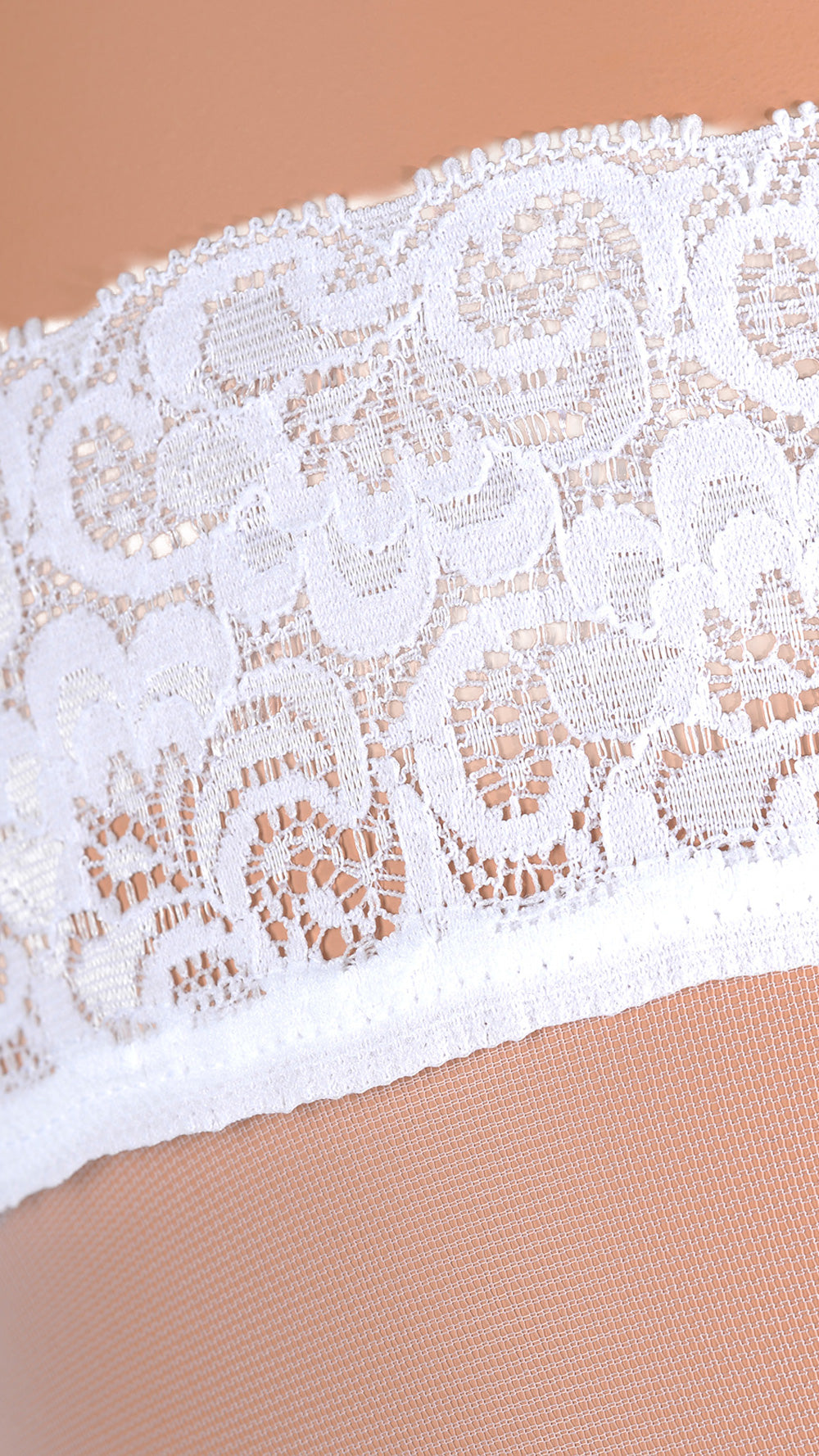 Fanny 15 Den Lace Top Thigh Highs feature exquisite lace for an elegant look, perfect for special occasions.