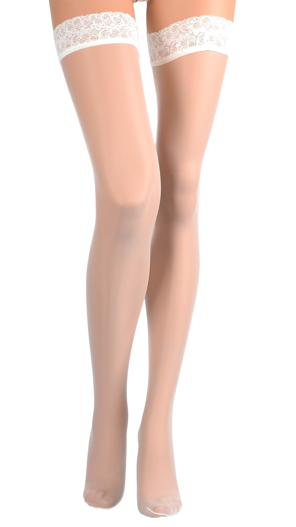 Fanny 15 Den Lace Top Thigh Highs for Elegant Legs enhance your look with delicate lace and a smooth finish.