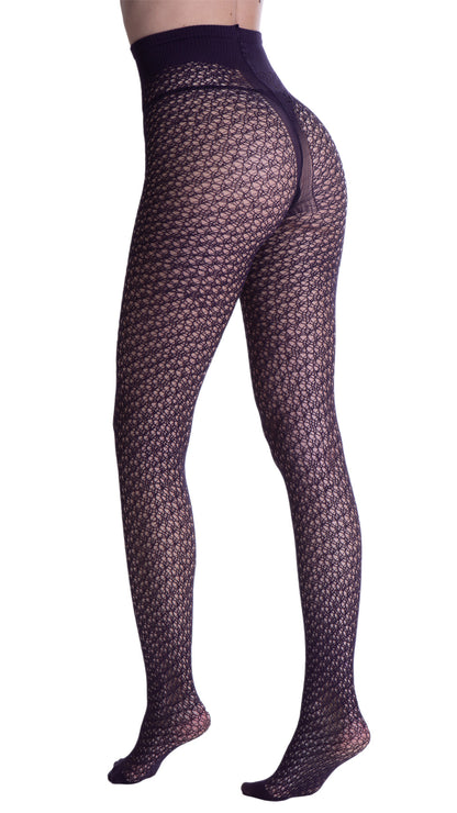 Laughter Soft Microfiber Perforated Fashion Tights offer stylish comfort for your autumn outings. Perfect for any look!