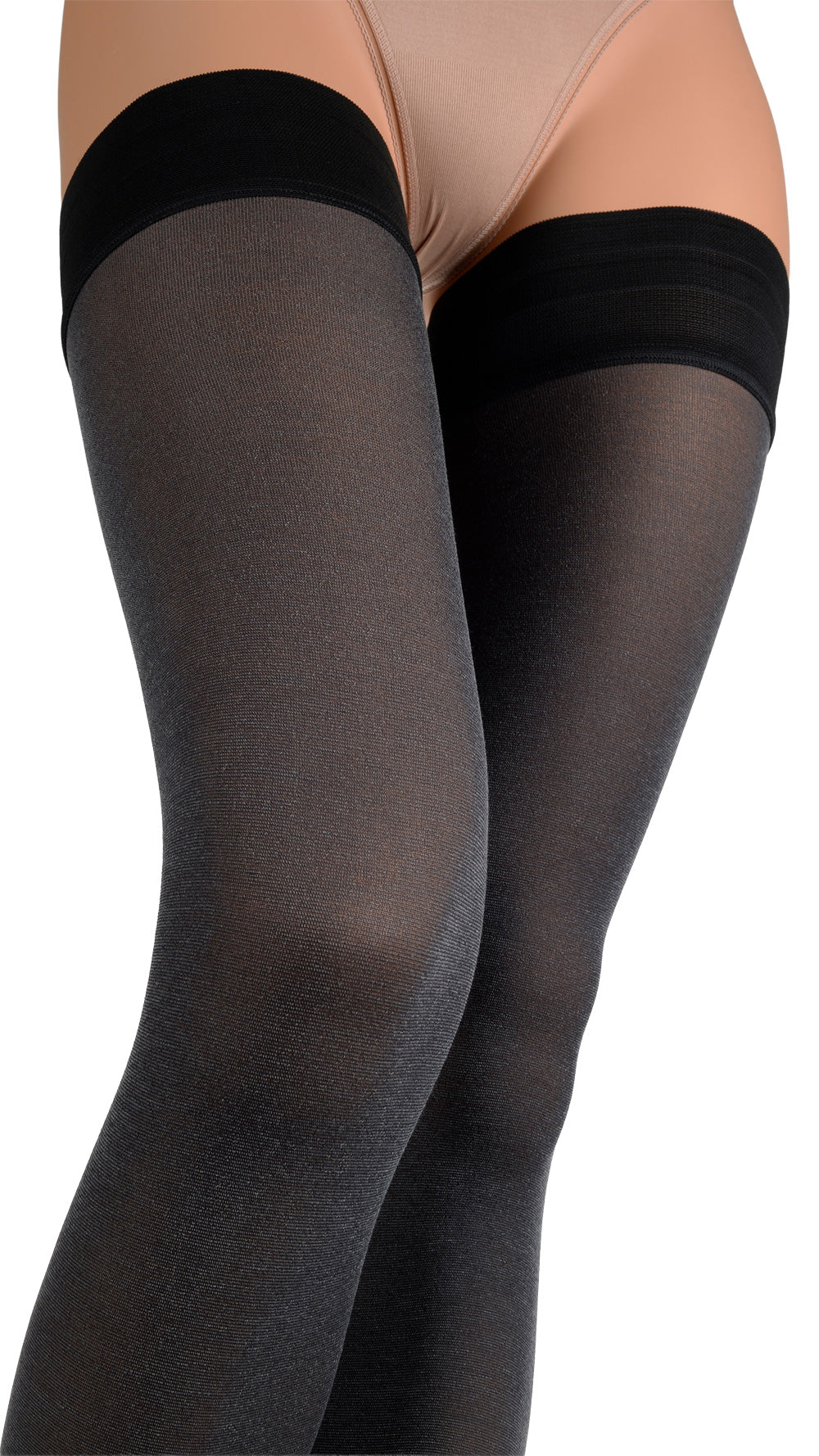 Stylish and warm, Melany 80 Den Soft Cotton Thigh Highs are perfect for chilly days, crafted in Italy for comfort.