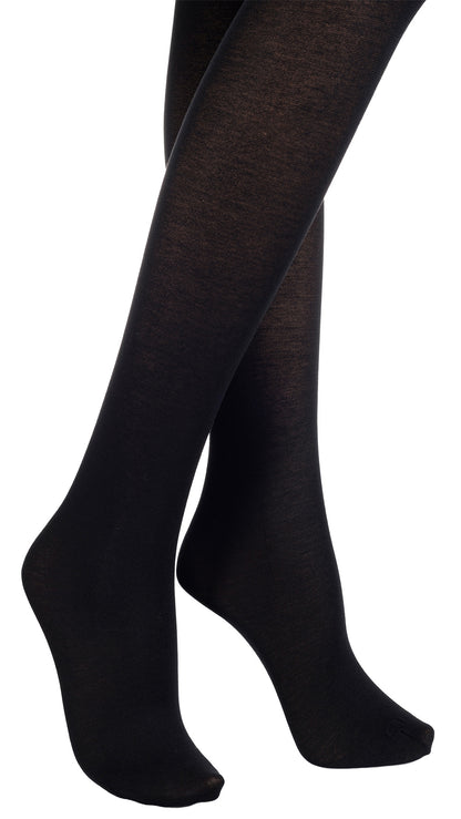 Stylish Melany 80 Den Soft Cotton Thigh Highs by Trasparenze offer warmth and comfort for chilly days.