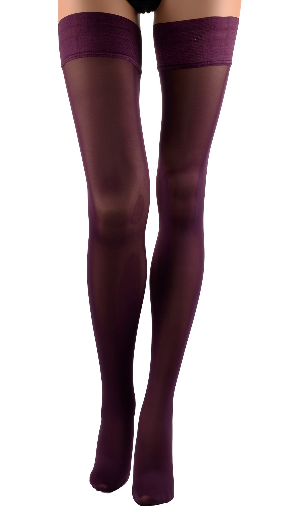 Elevate your style with Miranda 70 Den Opaque Thigh Highs, perfect for elegant evening gatherings.