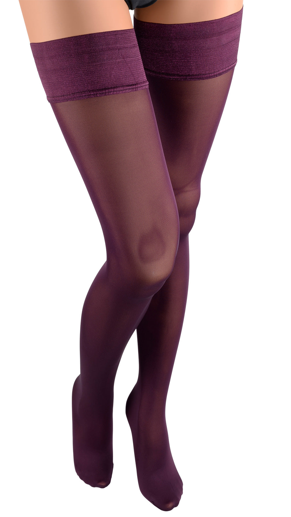 Elevate your style with Miranda 70 Den Opaque Thigh Highs, perfect for a chic evening look.