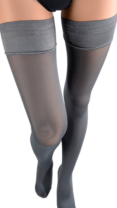 Elevate your style with Miranda 70 Den Opaque Thigh Highs, perfect for any elegant evening.