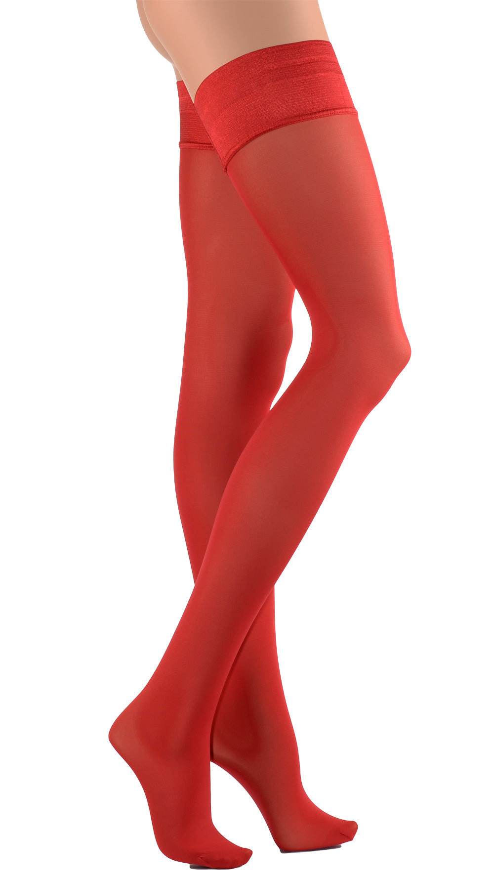 Elevate your style with Miranda 70 Den Opaque Thigh Highs, perfect for any elegant evening gathering.