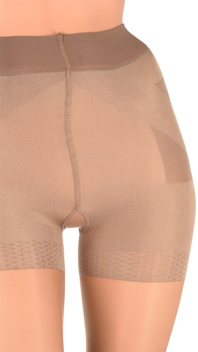 Modella 20 Den Push Up Pantyhose for Flawless Shaping, offering elegance and comfort for a perfect silhouette.