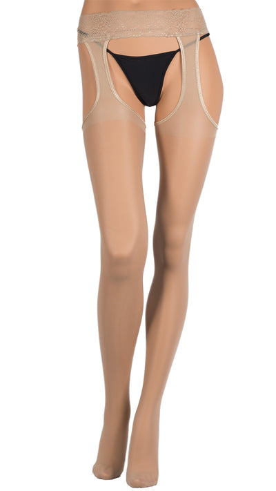 Sexy Strip 20 Open Crotch Pantyhose for Effortless Style