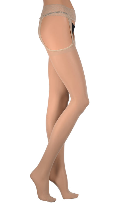 Sexy Strip 20 Open Crotch Pantyhose for Effortless Style