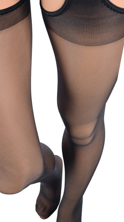 Sexy Strip 20 Open Crotch Pantyhose for Effortless Style