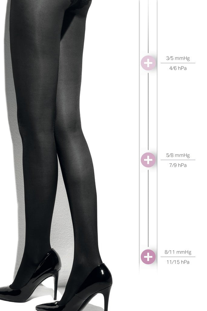 Bikini 70 Den Light Support Pantyhose 8-11 mmHg 11-15 hPa, perfect for stylish comfort and support on sunny days.