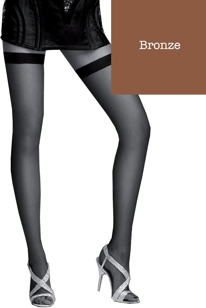 Capri 8 Den Ultra Sheer Thigh Highs - Spike Angel