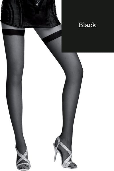 Trasparenze Capri 8 Den Ultra Sheer Thigh Highs offer a flawless bare leg look with luxurious comfort and style.