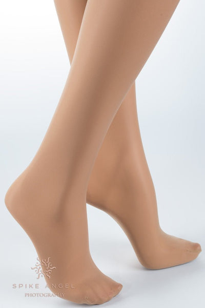 Circe Contrast Floral Hold Up Thigh Highs - Spike Angel