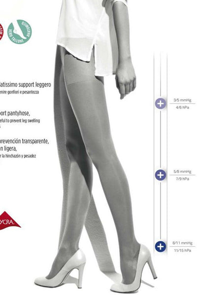 Collant 40 Support Pantyhose 8-11 mmHg 11-15 hPa by Ibici offers comfort and support for all-day wear.