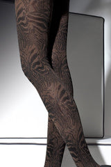 Cristine Patterned Tights - Spike Angel