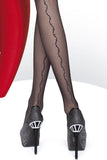 Delana Seamed Pantyhose - Spike Angel