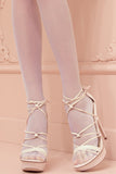 Eleonora 30 Den Lace Top Stockings - Spike Angel