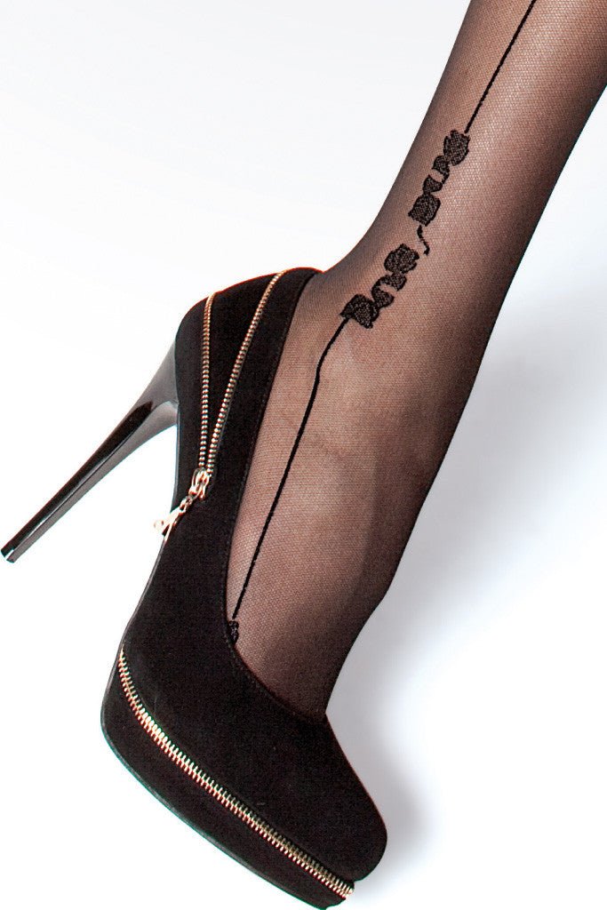 Galia Tattoo Pantyhose - Spike Angel