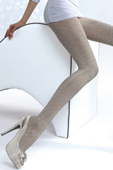 Holly Patterned Tights - Spike Angel