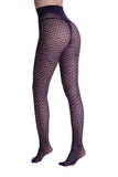 Laughter Soft Microfiber Perforated Fashion Tights - Spike Angel