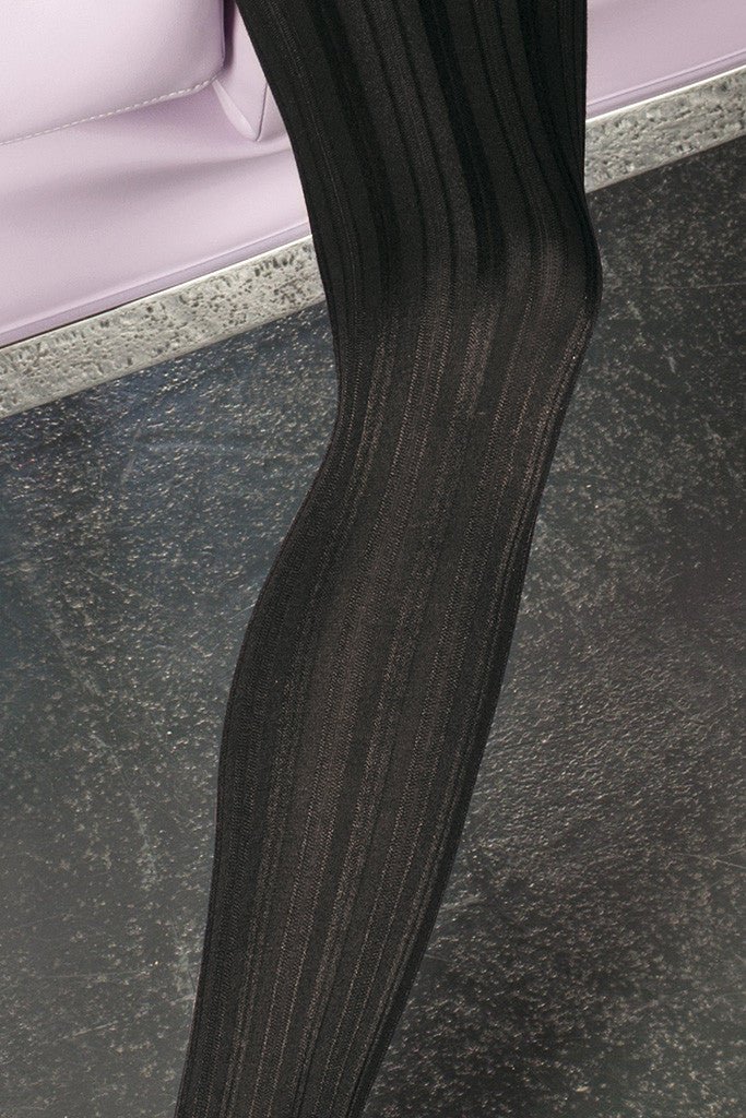 Stylish Trasparenze Mandolino Design Tights featuring a sleek, textured look for a fashionable statement.