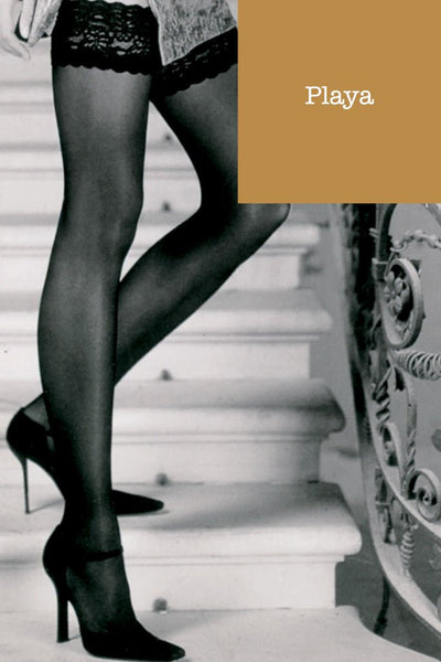 Marlene Silky Thigh Highs - Spike Angel