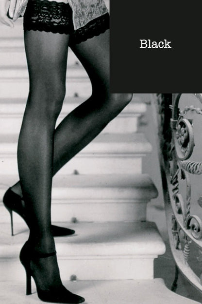 Marlene Silky Thigh Highs - Spike Angel