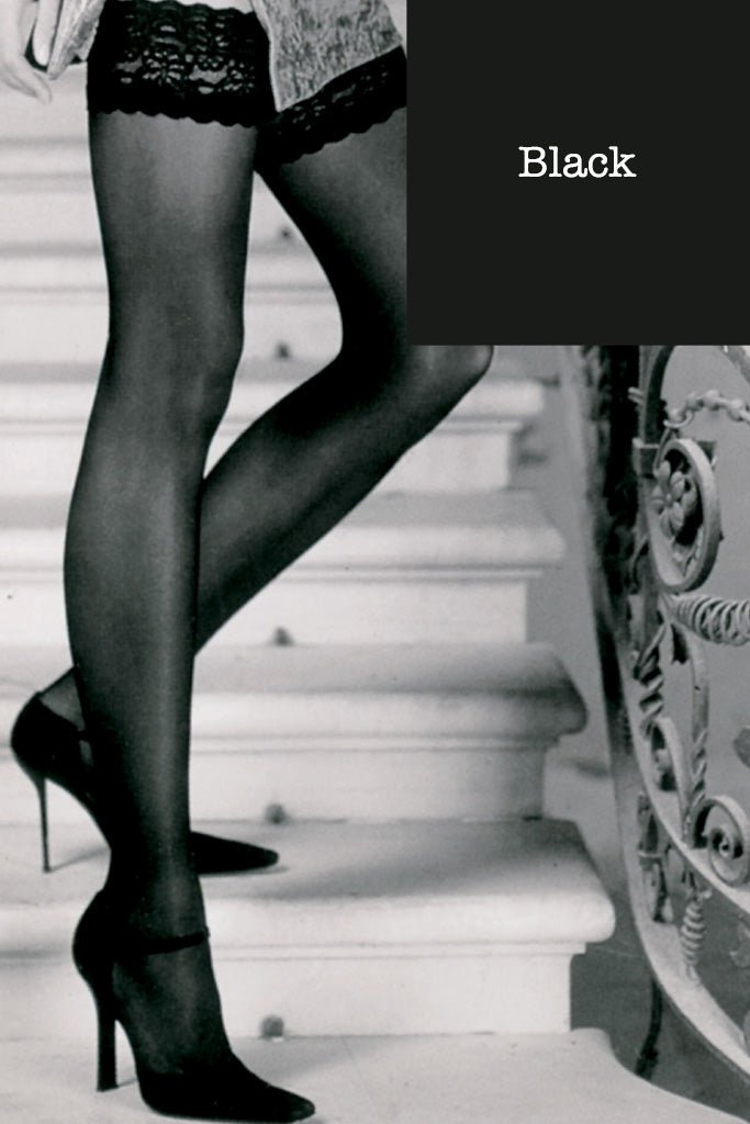 Marlene Silky Thigh Highs - Spike Angel