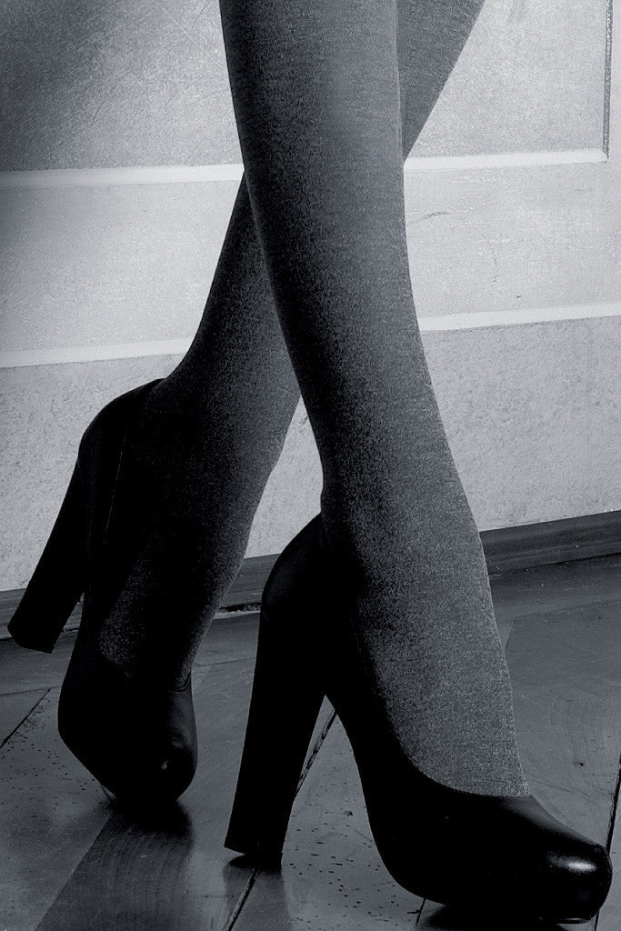 Melany 80 Den Soft Cotton Thigh Highs - Spike Angel