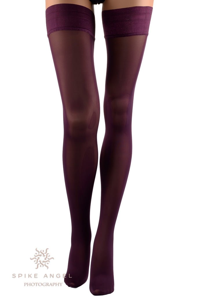 Elevate your style with Miranda 70 Den Opaque Thigh Highs, the perfect blend of elegance and comfort.