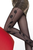 Naomi Patterned Tights - Spike Angel