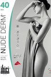 Nude Derm 40 Half-Sheer to Waist Shaping Pantyhose - Spike Angel