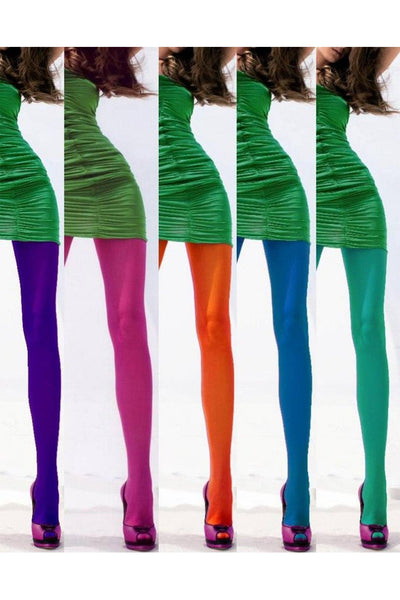 Vibrant Oleandro 20 Den Colored Sheer Pantyhose in various colors, perfect for any occasion or outfit. Enjoy stylish comfort!