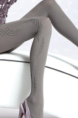 Oxana Patterned Tights - Spike Angel