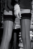 Pennac 20 Den Back Seamed Stockings - Spike Angel