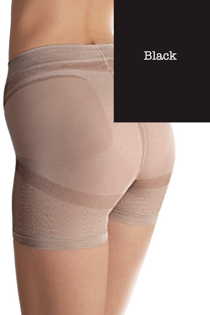 Fiore Press-Panty Shaping Panty enhances your silhouette, shaping hips and uplifting the bottom for a flattering look.
