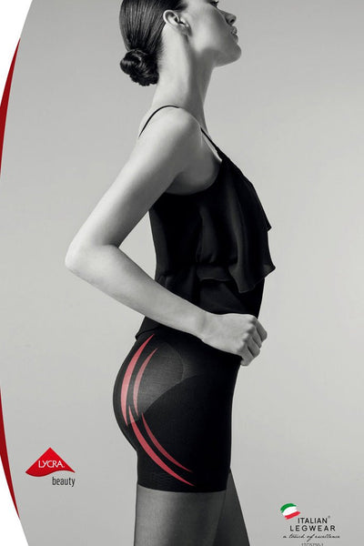 Stylish model showcasing PushUp 20 Active Beauty Shaping Pantyhose, enhancing leg beauty and support. Perfect for daily wear.