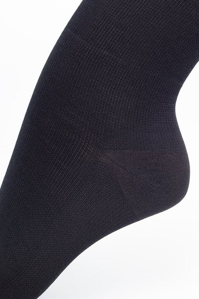 Repomen Cotton Compression Socks 14-18 mmHg 18-24 hPa with anatomic heel for men’s active travel and fitness by Ibici