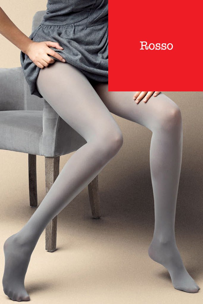 Plain Bright Pink 80 Denier - Pink Opaque Pantyhose (Tights)