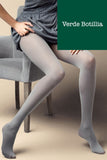 Satin 40 Den Opaque Microfiber Tights in 12 Colors - Spike Angel