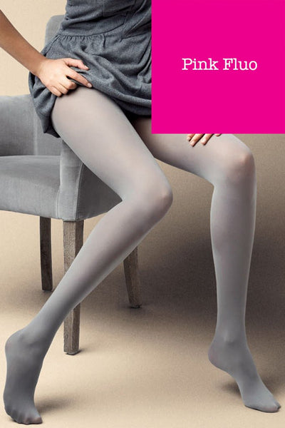 Veneziana Satin 40 Den Opaque Microfiber Tights in 12 Colors, perfect for stylish outfits and any occasion.